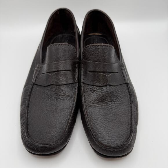 Florsheim vintage brown leather Royal Imperial driving loafers Mens 8.5 main image 5